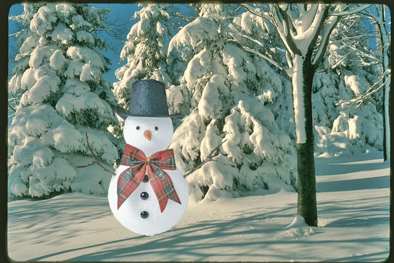 Lenticular Christmas Cards  Snowman, Santa\u002639;s hat  Lantor, Ltd.  Lenticular Printing