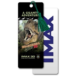 Lenticular bookmark w/ T-Rex 3D depth | Lantor, Ltd.