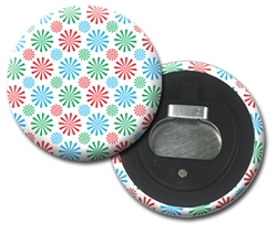 Lenticular Magnetic Bottle Opener - colorful wheels | Lantor, Ltd.